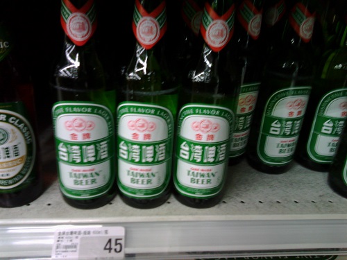台湾啤酒（台湾ビール）の値段‐瓶ビール